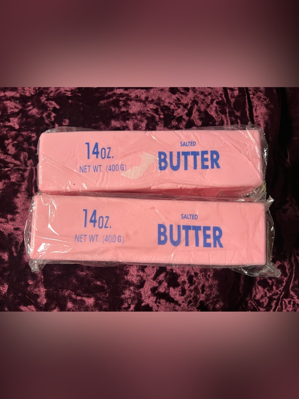New 2Pc Jumbo Strawberry Butter Squishy Bundle